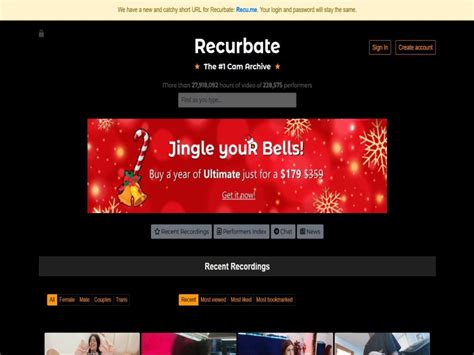 recurbate.me|recu.me Competitors